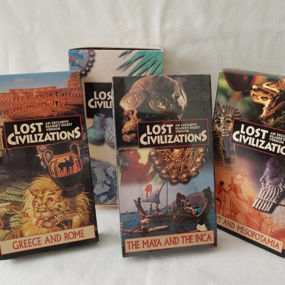 Time Life | Media | Lost Civilizations Time Life Series 3 Vhs Tape Set ...